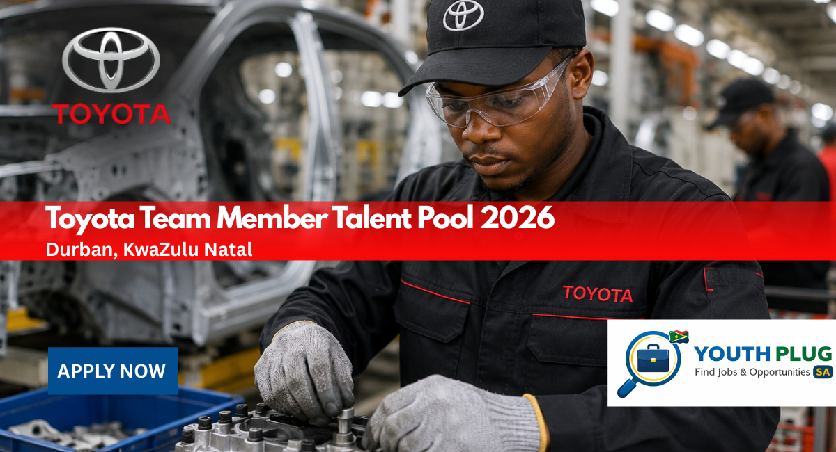 Toyota Team Member Talent Pool 2026 Now Open | Register for Future Manufacturing Jobs in Durban