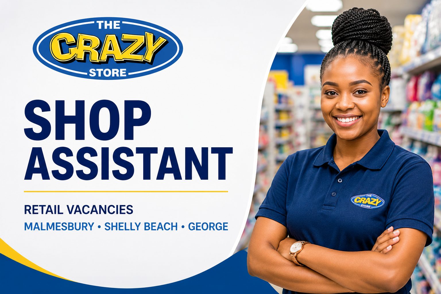 The Crazy Store Shop Assistant Jobs 2026: Apply for Retail Vacancies in Three Locations